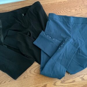 Two new pairs Nu Options pants in black and navy blue - 12